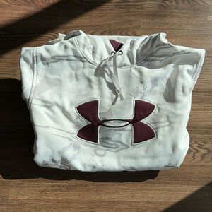 Under Armour white camo hoodie